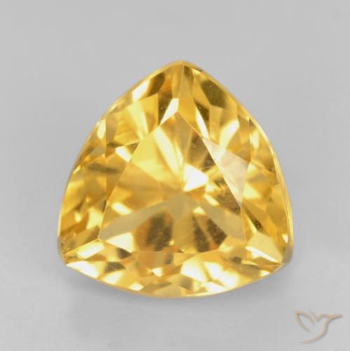 1.81ct Naturale Dorato Citrino, Taglio trillion, VVS-VS