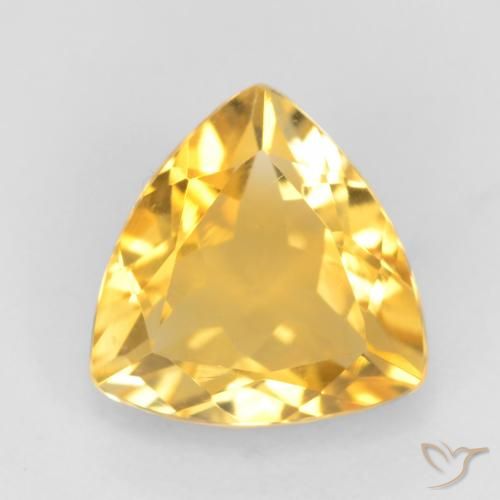 1.54ct Naturale Top Oro Citrino, Taglio trillion, VVS-VS