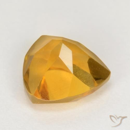 Citrino Dorato medio naturale da 1.31 ct, Taglio trillion, VS