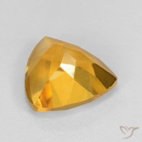 Citrino Oro brillante naturale da 1.11 ct, Taglio trillion, VS