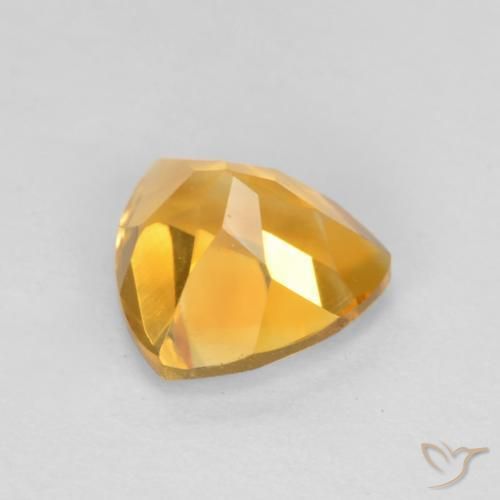 Citrino Oro medio naturale da 1.21 ct, Taglio trillion, VS