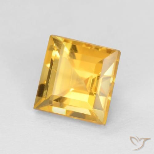 Citrino Oro brillante naturale da 1.75 ct, Quadrato, VS
