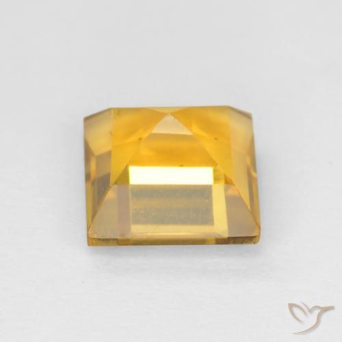 Citrino Dorato medio naturale da 1.67 ct, Quadrato, VS