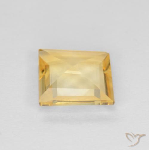 Citrino Oro naturale da 1.17 ct, Quadrato, VS