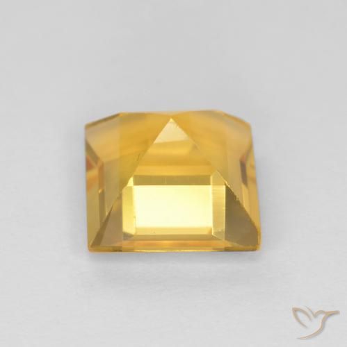 Citrino Dorato medio naturale da 1.49 ct, Quadrato, VS