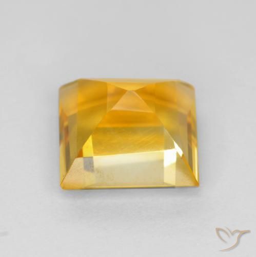 Citrino Oro medio naturale da 2.36 ct, Quadrato, VS