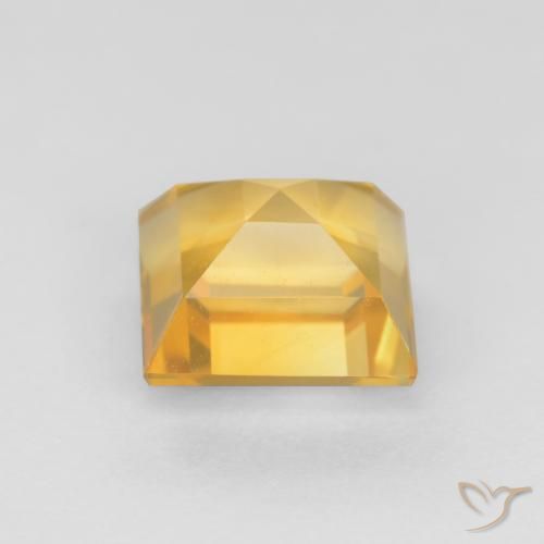 Citrino Oro medio naturale da 1.46 ct, Quadrato, VS
