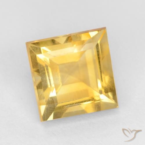 Citrino Oro naturale da 1.42 ct, Quadrato, VS