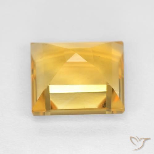 Citrino Oro brillante naturale da 2.87 ct, Quadrato, VS