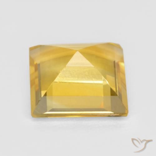 Citrino Dorato naturale da 2.76 ct, Quadrato, VS