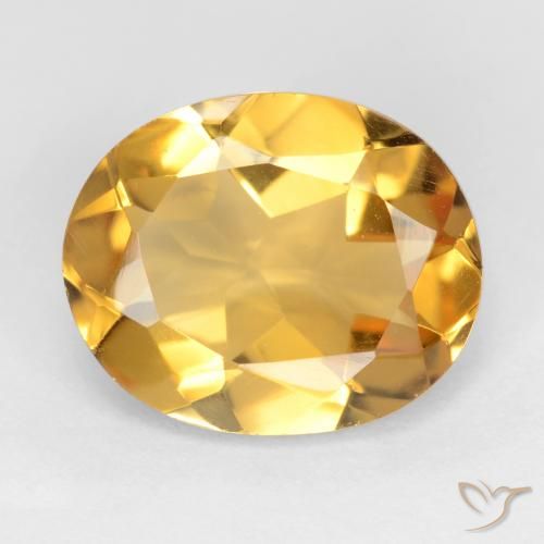 2.97ct Naturale Dorato medio-chiaro Citrino, Ovale, VS
