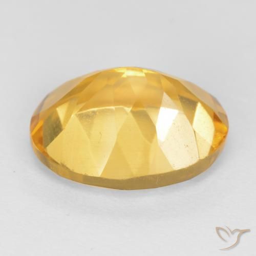 Citrino Arancio Dorato Profondo naturale da 3.28 ct, Ovale, VS