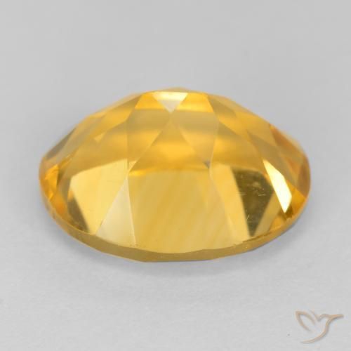 Citrino Arancio dorato naturale da 3.48 ct, Ovale, VS