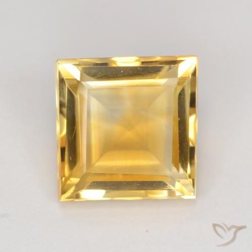 3.10ct Naturale Oro Citrino, Quadrato, VS