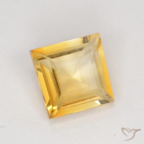 Citrino Oro naturale da 1.71 ct, Quadrato, VS