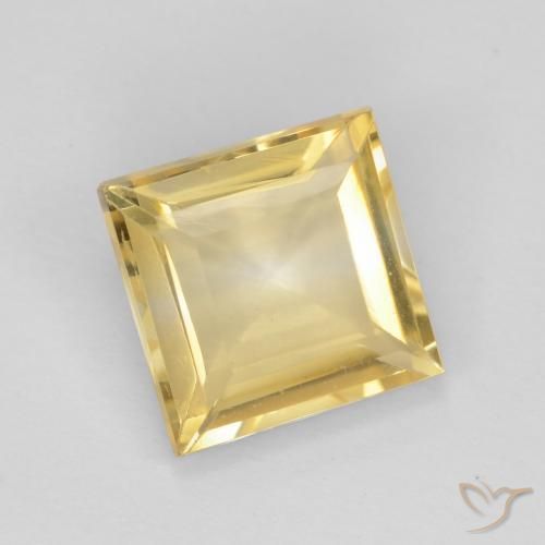 Citrino Dorato naturale da 2.01 ct, Quadrato, VS