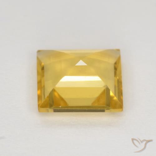 Citrino Dorato naturale da 1.87 ct, Quadrato, VVS-VS