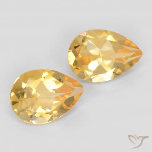Gemme di Citrino Oro naturale da 1.25 ct, Forma a pera, VVS-VS