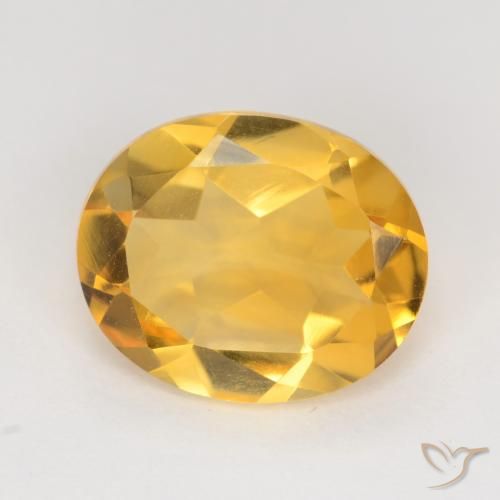 3.04ct Naturale Oro profondo Citrino, Ovale, VVS-VS