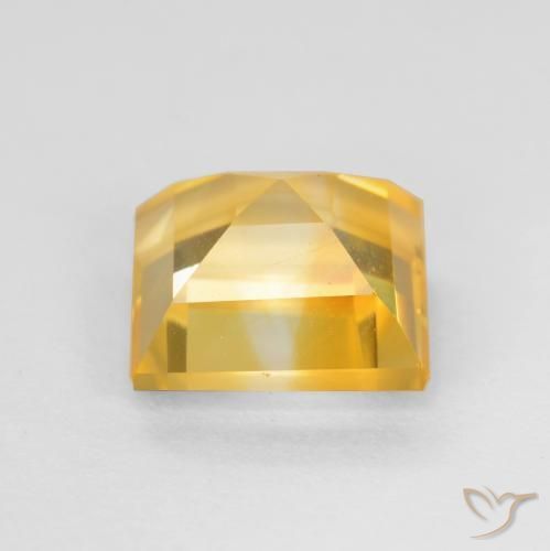 Citrino Oro brillante naturale da 3.11 ct, Quadrato, VS