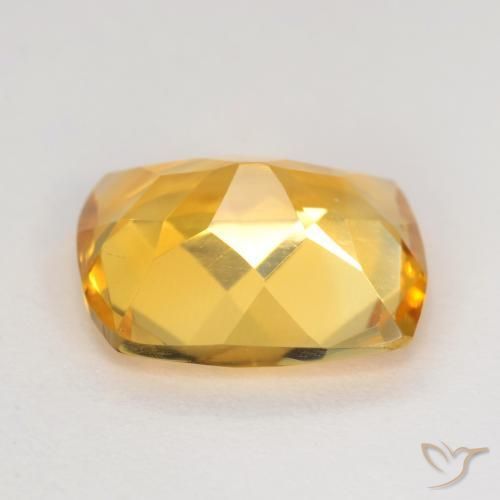 Citrino Oro medio naturale da 3.30 ct, Cuscino, VS