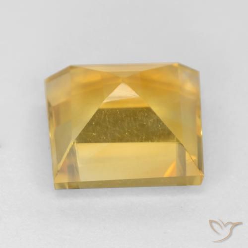 Citrino Oro medio naturale da 2.97 ct, Quadrato, VS