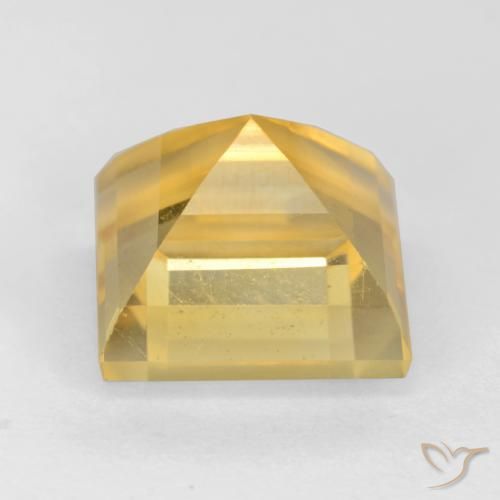 Citrino Oro naturale da 3.50 ct, Quadrato, VS