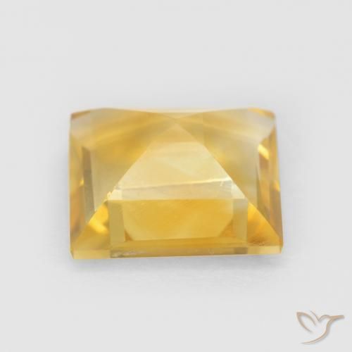 Citrino Oro medio naturale da 2.15 ct, Quadrato, VS