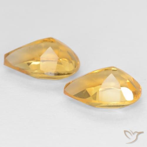 Gemme di Citrino Oro naturale da 1.28 ct, Forma a pera, VVS-VS