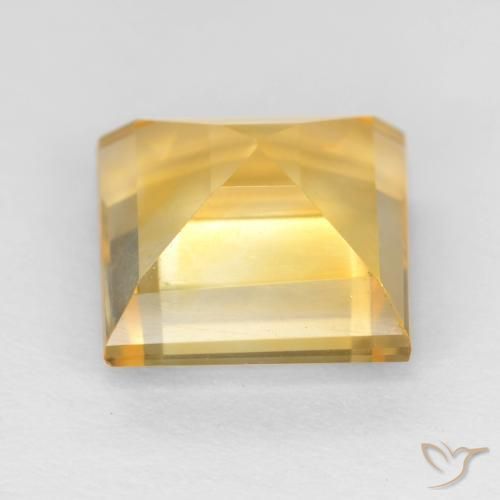 Citrino Oro naturale da 3.49 ct, Quadrato, VVS-VS