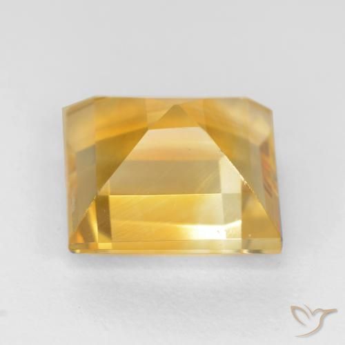 Citrino Oro brillante naturale da 2.66 ct, Quadrato, VS