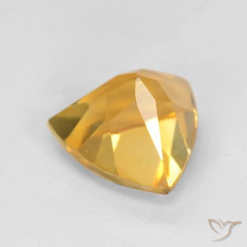 Citrino Dorato scuro naturale da 1.27 ct, Taglio trillion, VS
