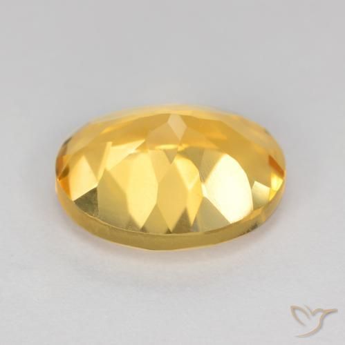 Citrino Dorato medio naturale da 3.40 ct, Ovale, VS