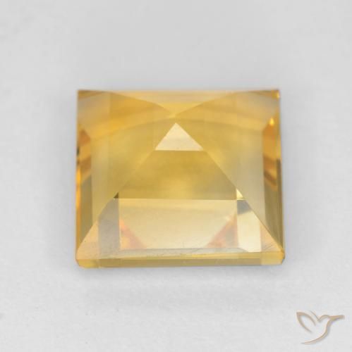 Citrino Oro brillante naturale da 2.63 ct, Quadrato, VS