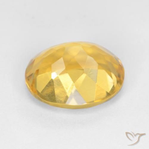 Citrino Dorato medio naturale da 3.71 ct, Ovale, VS
