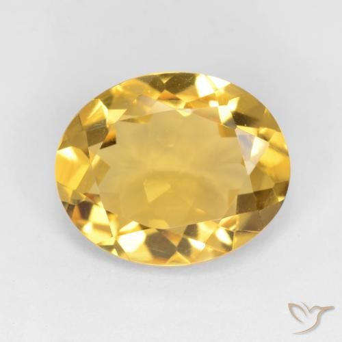 2.90ct Naturale Dorato Citrino, Ovale, VS