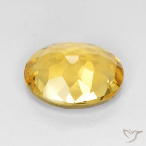 Citrino Dorato naturale da 2.90 ct, Ovale, VS