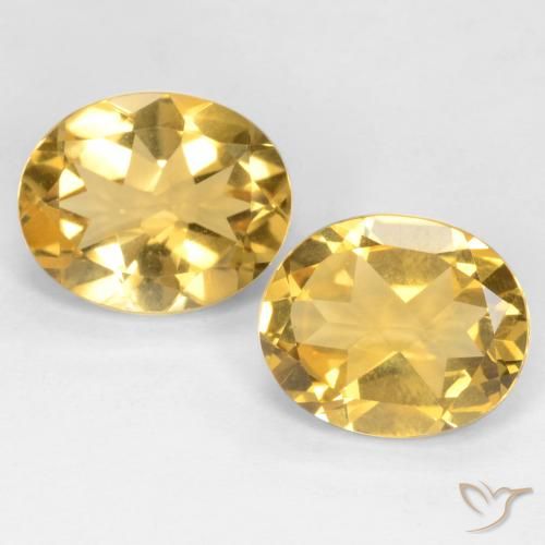 6.05ctw Naturale Oro medio Citrino, Ovale, VS