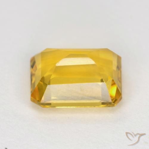 Citrino Dorato naturale da 1.62 ct, Ottagonale / Taglio smeraldo, VVS-VS