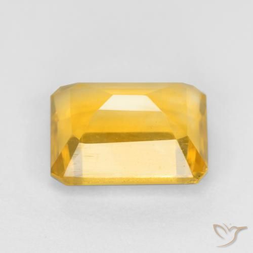 Citrino Oro brillante naturale da 1.69 ct, Ottagonale / Taglio smeraldo, VVS-VS