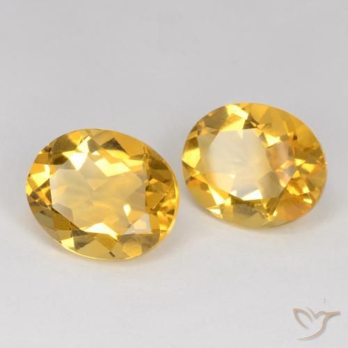 Gemme di Citrino Dorato naturale da 6.36 ct, Ovale, VS
