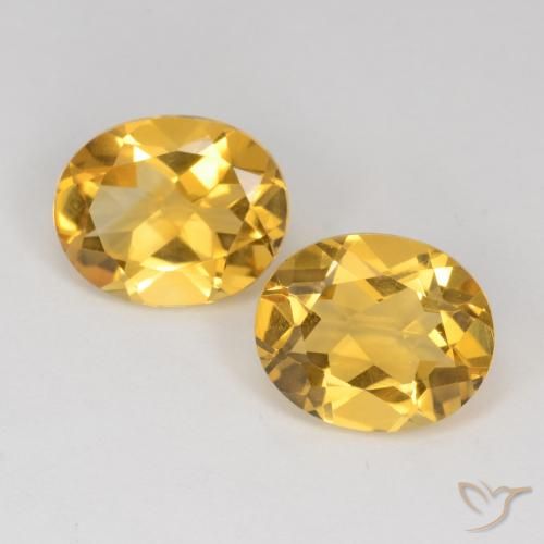 6.11ctw Naturale Dorato Citrino, Ovale, VS