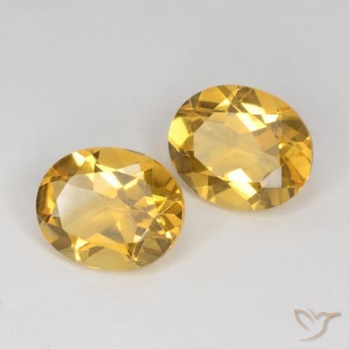 Gemme di Citrino Dorato naturale da 6.11 ct, Ovale, VS