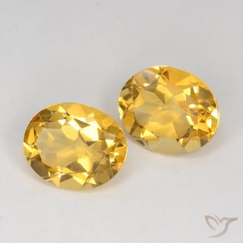Gemme di Citrino Dorato naturale da 6.29 ct, Ovale, VS