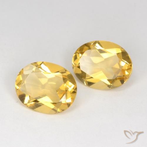 Gemme di Citrino Dorato medio naturale da 5.19 ct, Ovale, VS