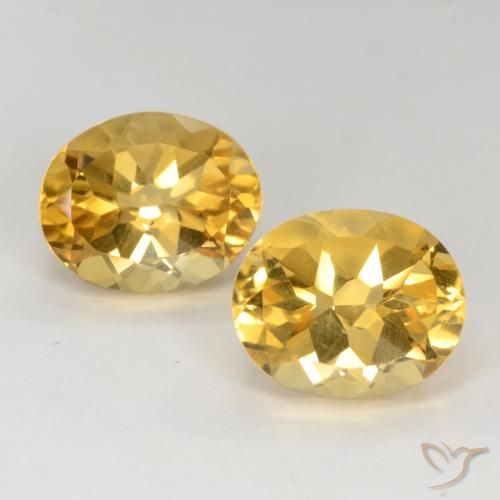 7.87ctw Naturale Dorato medio Citrino, Ovale, VS