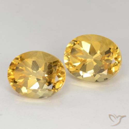 Gemme di Citrino Dorato medio naturale da 7.87 ct, Ovale, VS