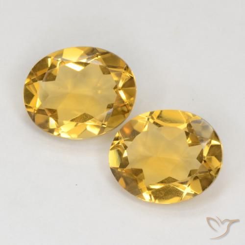 5.70ctw Naturale Dorato medio Citrino, Ovale, VS
