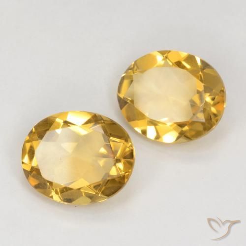 Gemme di Citrino Dorato medio naturale da 5.70 ct, Ovale, VS