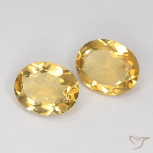 Gemme di Citrino Arancio dorato naturale da 5.41 ct, Ovale, VS